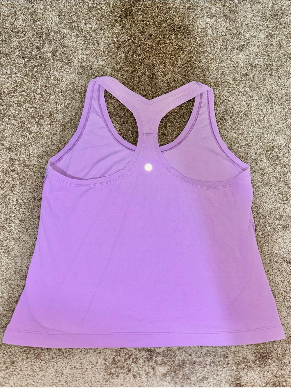 Women’s Purple Racerback Tank Top - Picture 2 of 3